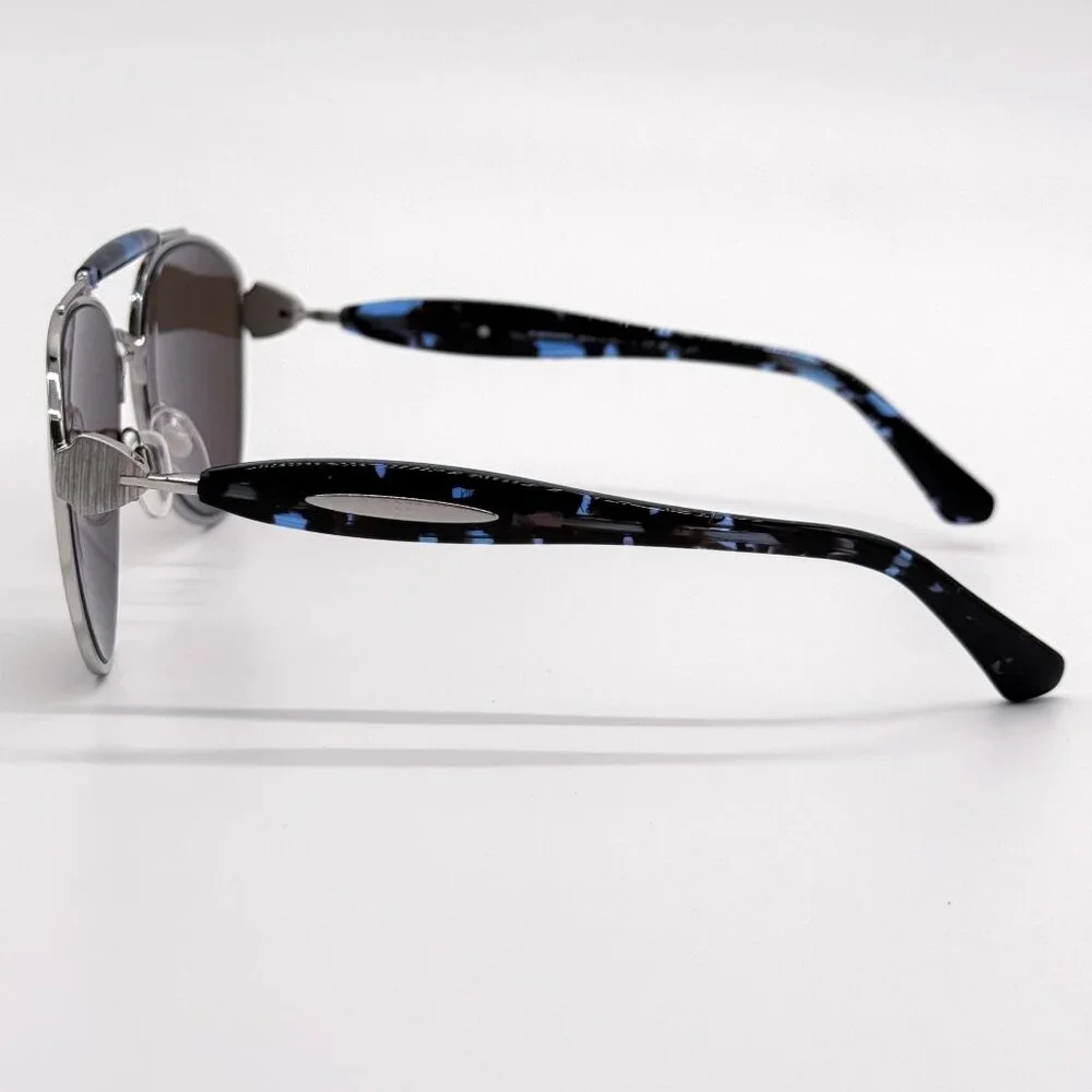 NEW BURBERRY SUNGLASSES BE3160 100573 SILVER BLACK UNISEX BE3160 1005/73